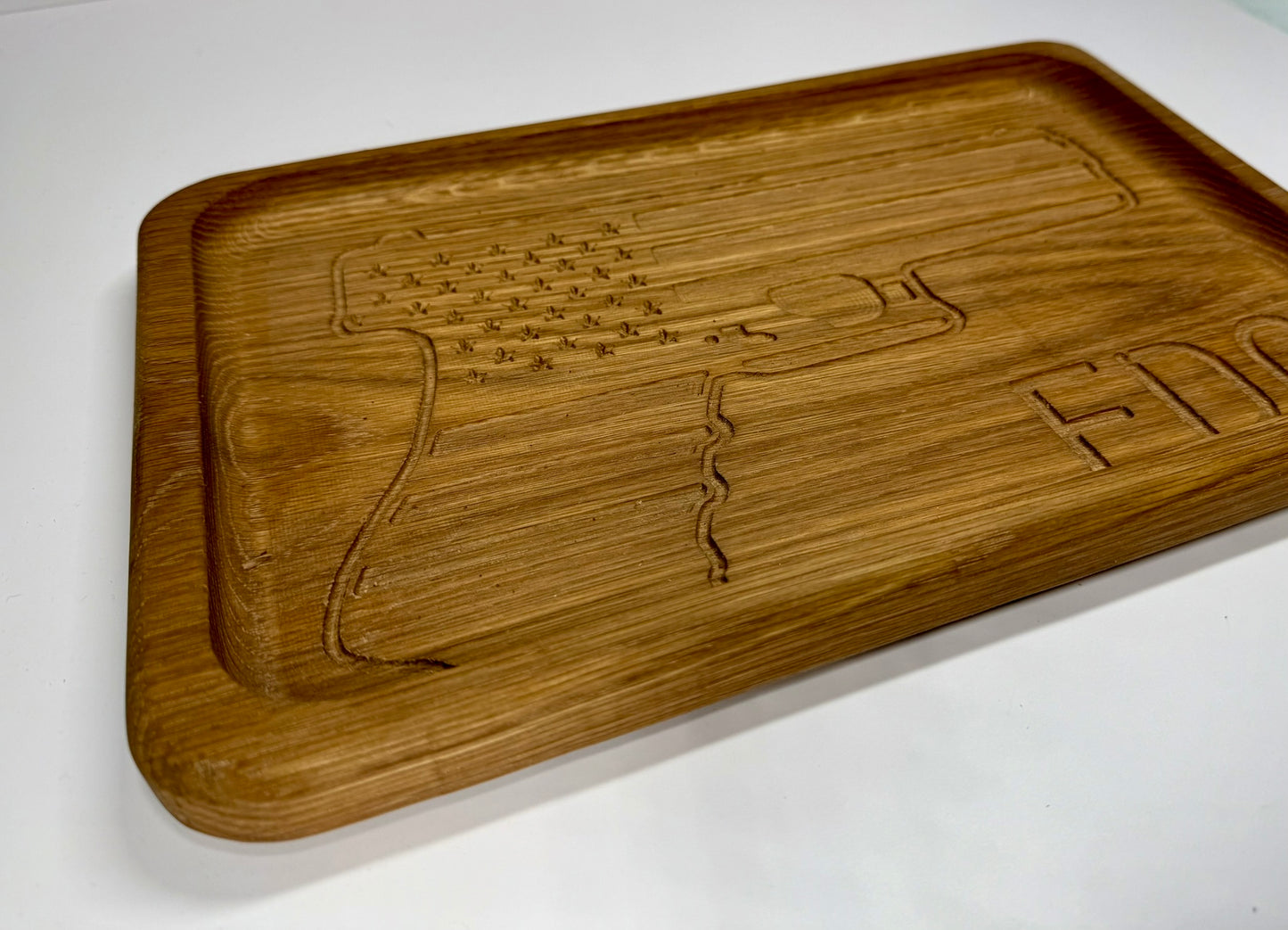 Everyday Carry Catchall Tray- X-Large White Oak 13 3/4"W x 9"H