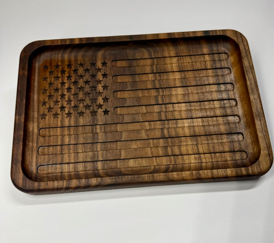 American Flag Tray- Medium
