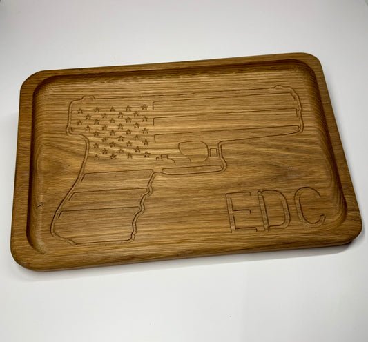 Everyday Carry Catchall Tray- X-Large White Oak 13 3/4"W x 9"H